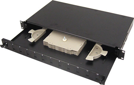 Cassetto Ottico Rack 19" con Splice Organizer