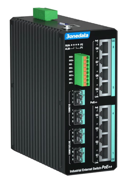 IGS-624HPT - DIN-rail Unmanaged Gigabit PoE Switch - PLANET Technology